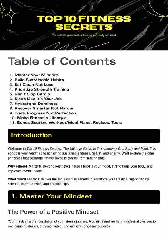 Top 10 Fitness Secrets - Image 3