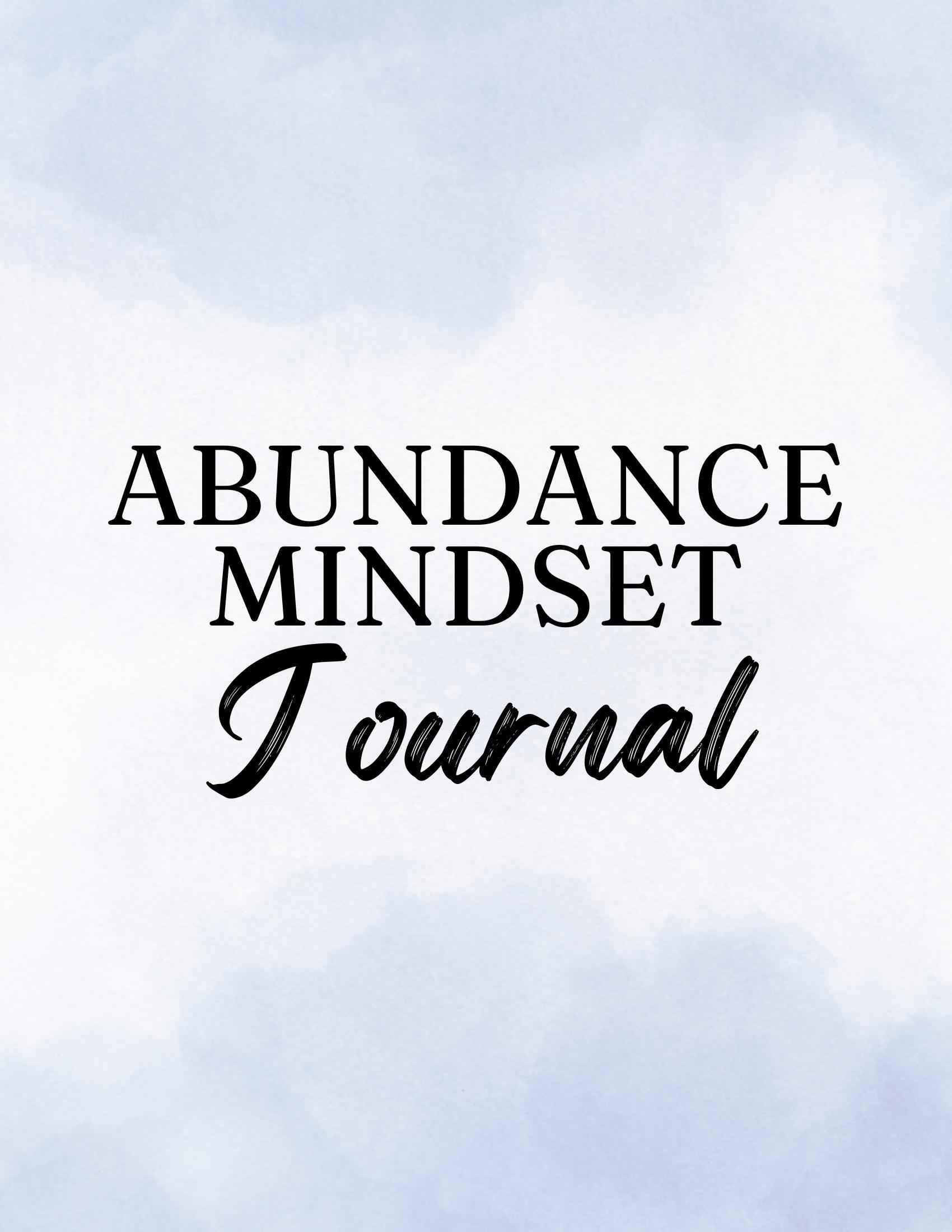 Abundance Mindset Journal for Growth