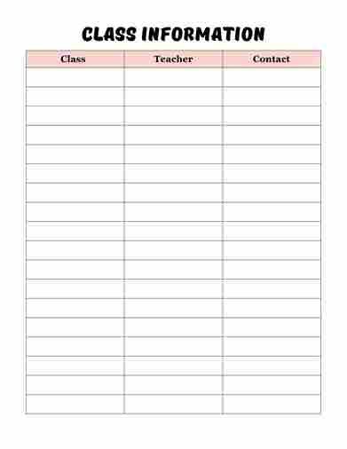 Back to School Planner - Image 8
