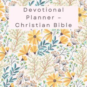 Devotional Planner – Christian Bible