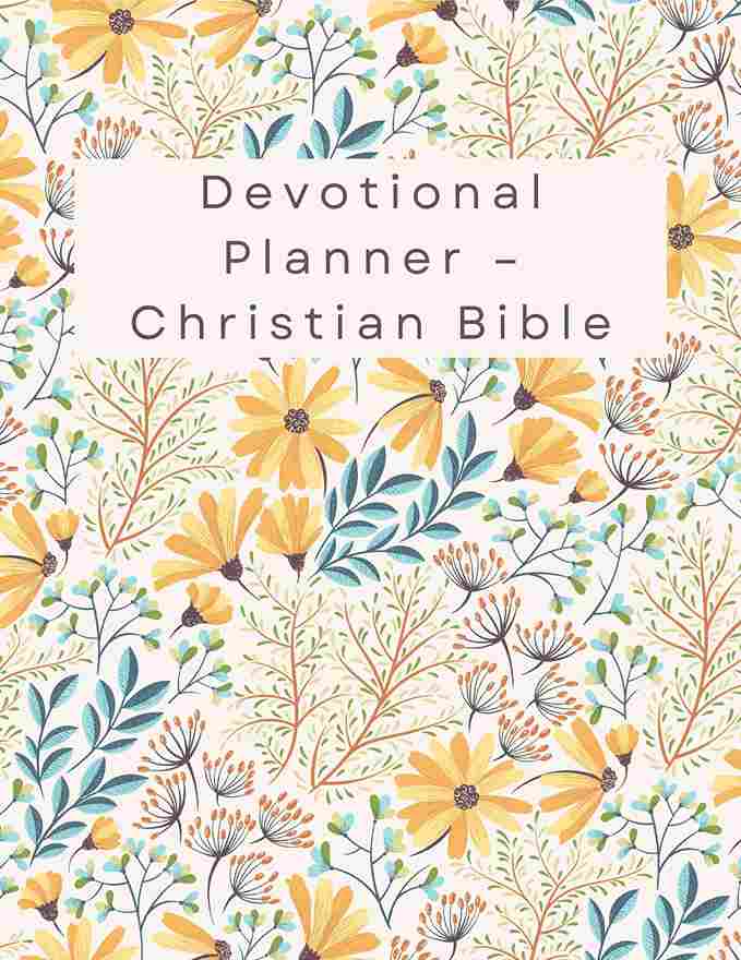 Devotional Planner – Christian Bible