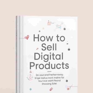 How to Sell Digital Product Planner
