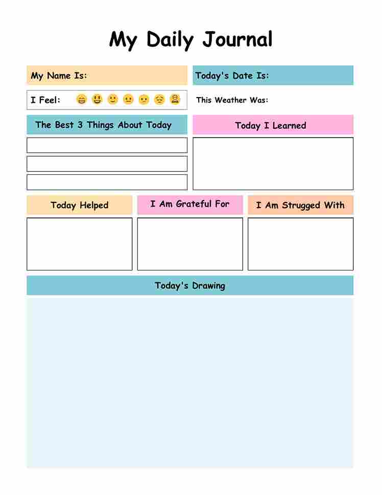 Daily Journal for Kids - Image 3