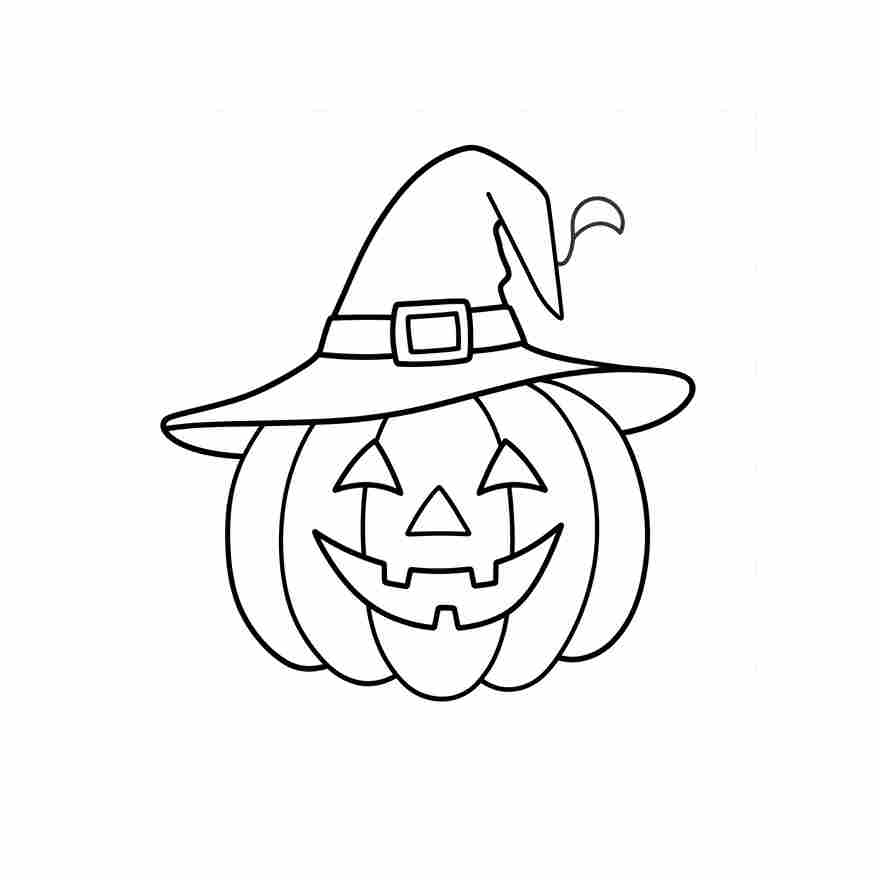 50 Black & White Halloween pages - Image 2