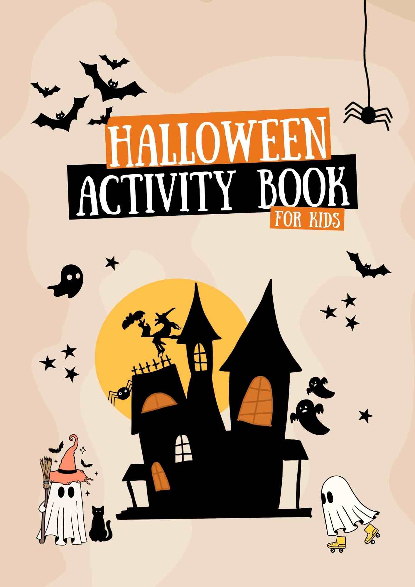 Halloween Activity Book for Kids