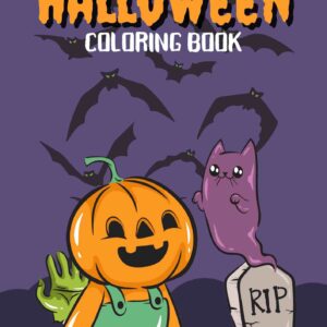 Halloween Coloring Worksheet for Kids
