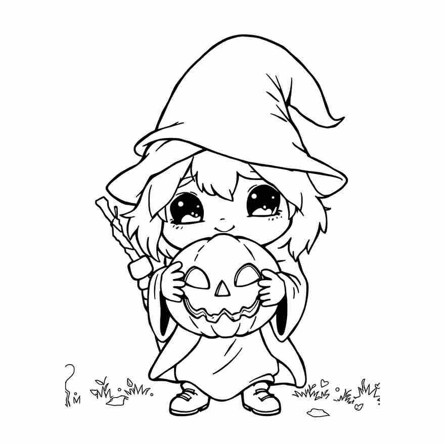 32 spooky coloring pages - Image 2