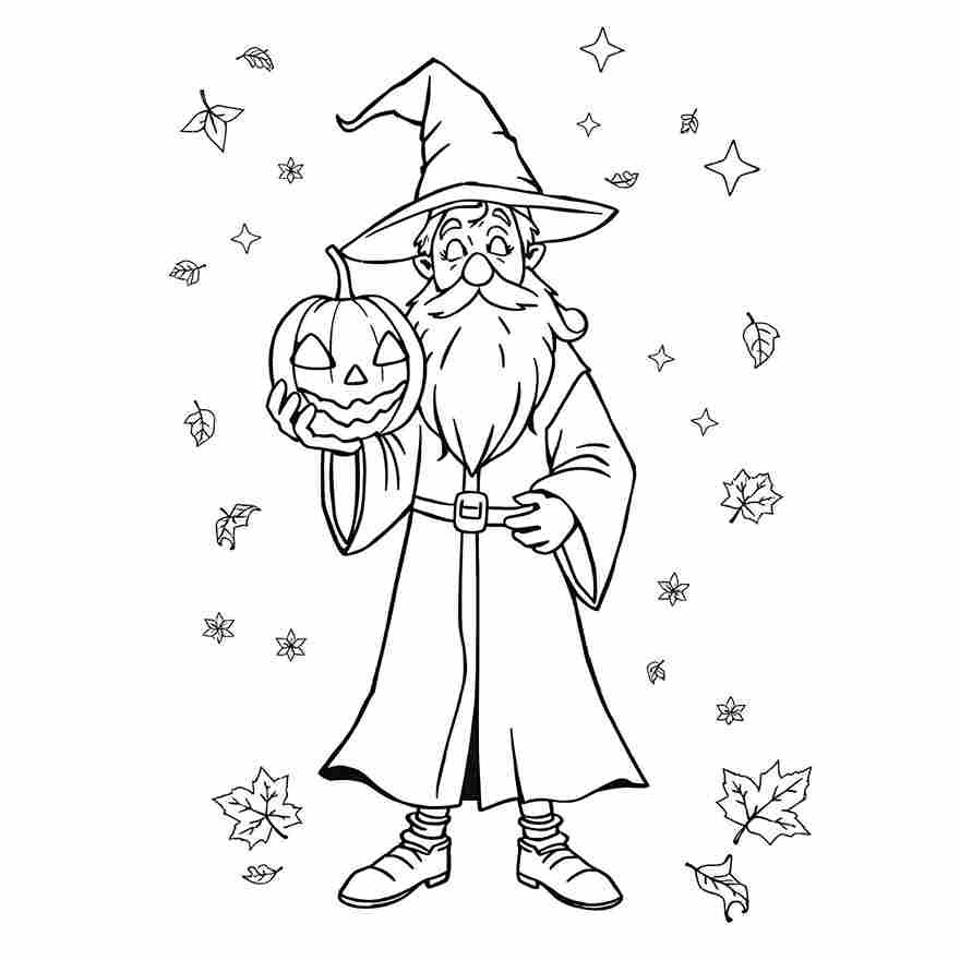 32 spooky coloring pages - Image 3
