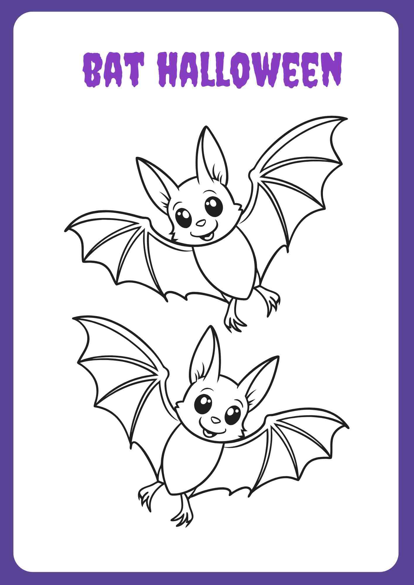 Halloween Coloring Worksheet for Kids - Image 3
