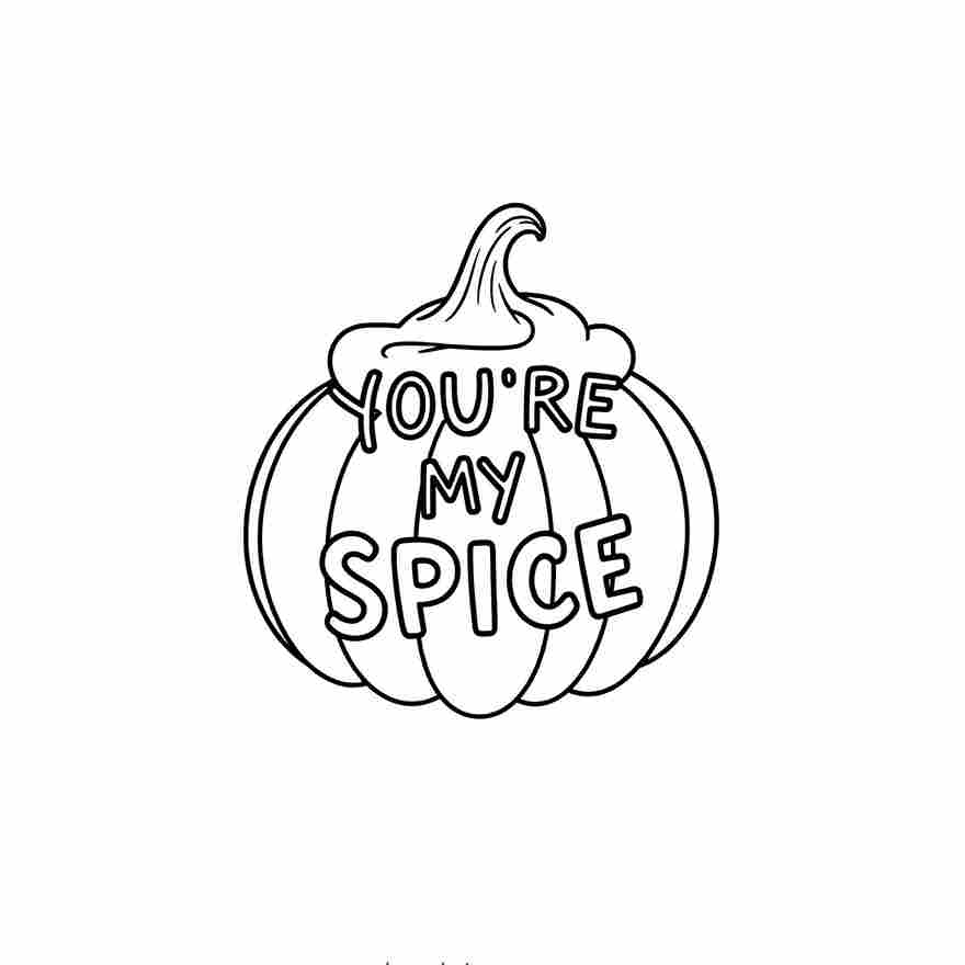 Premium Pumpkin Spice Coloring Pages Collection - Image 2