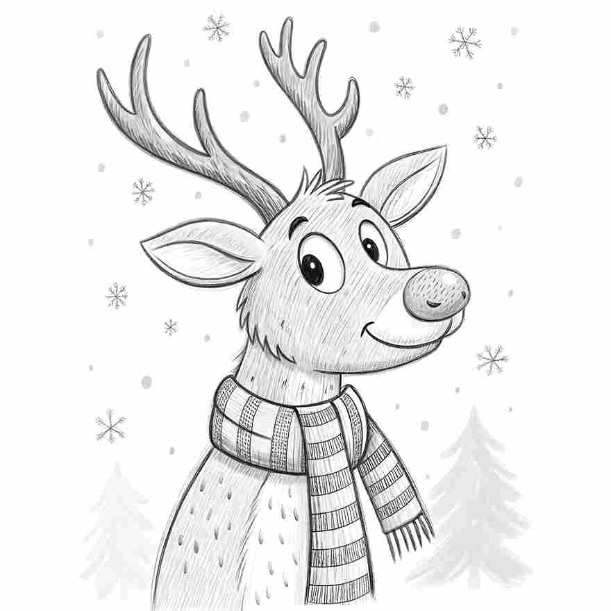 52 Christmas Coloring Pages - Image 2