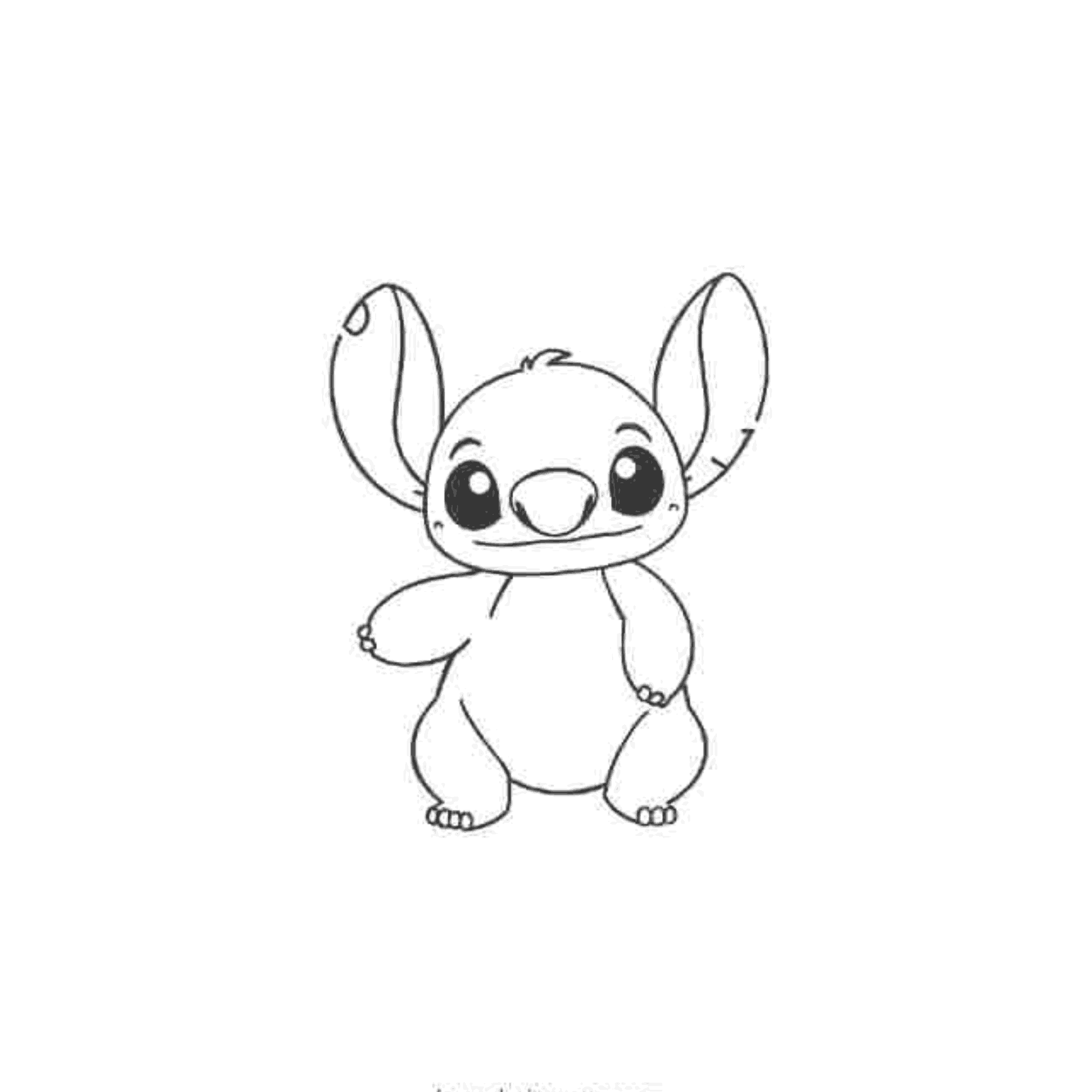 24 Stitch Coloring Pages - Image 3