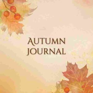 autumn journal notebook