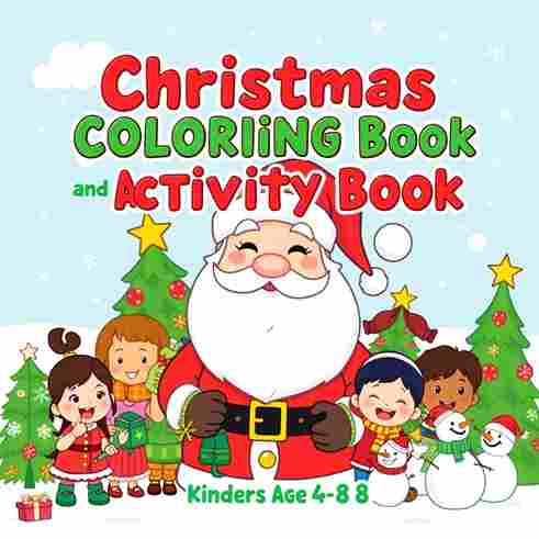 Christmas Coloring and Activity Book for Kids