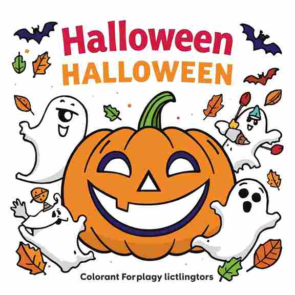 Halloween Coloring Book for Kids