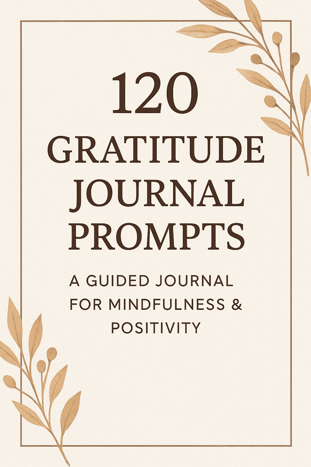 120 Gratitude Journal Prompts
