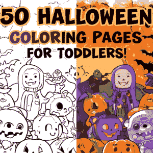 50 Halloween Coloring Pages for Toddlers