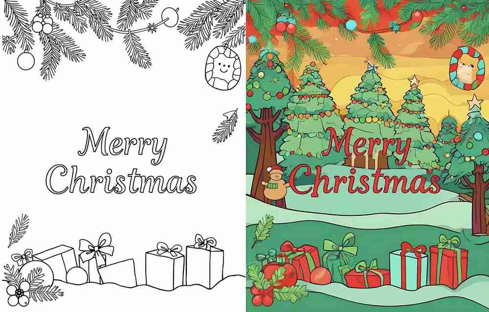 52 Christmas Coloring Pages