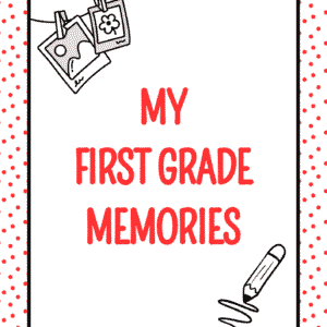 My School Year in Review Activity Worksheet