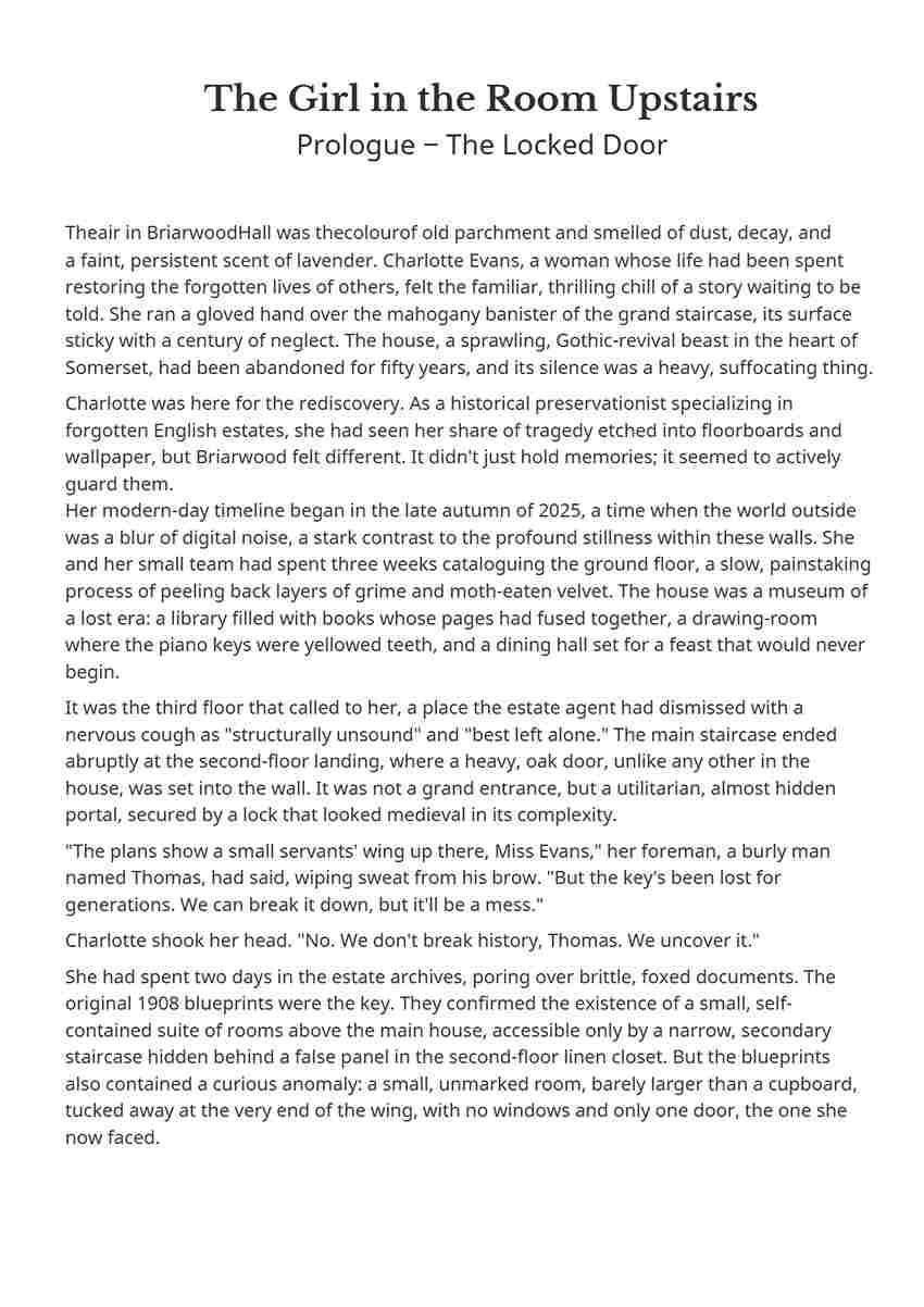 The Girl in the Room Upstairs - Image 2