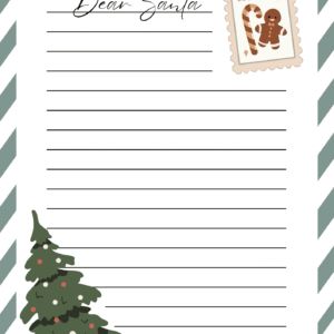 Dear Santa Letter