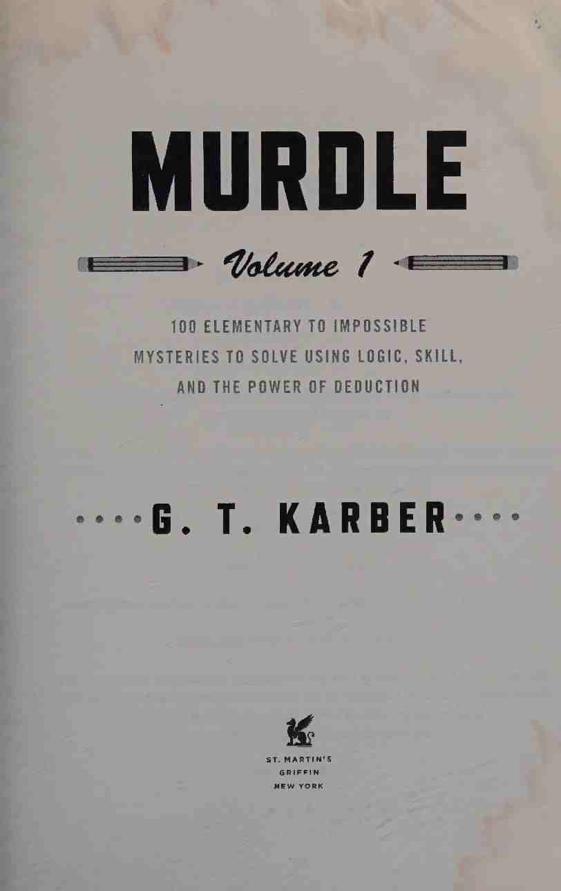 Murdle Volume 1 - Image 2