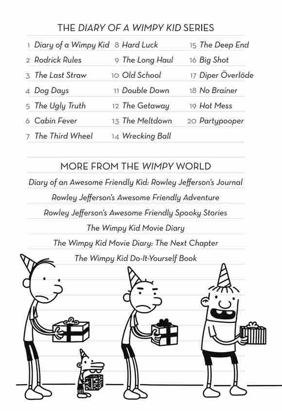 Partypooper Diary of a Wimpy Kid Jeff Kinney - Image 2